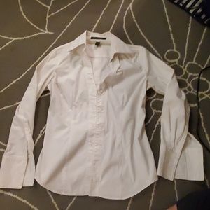 Express button down white shirt